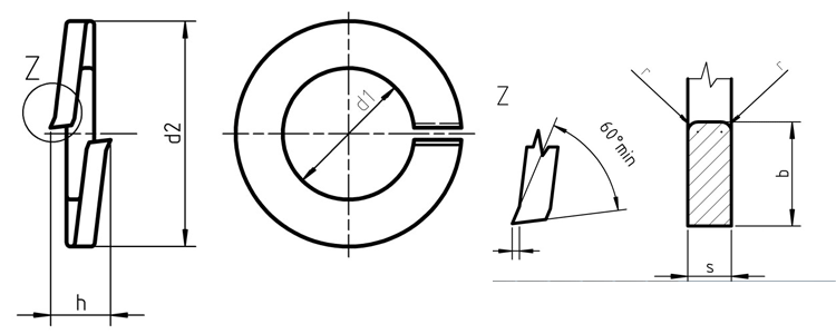 استاندارد DIN127 در تولید واشر فنری متریک