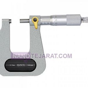 میکرومتر هلالی بلند 25-0 ارتفاع بازو 55 میکرومتر هلالی بلند 25-0 ارتفاع بازو 55