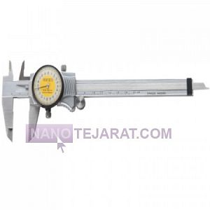 کولیس ساعتی استنلس ستیل تیپ میتوتویو 15 سانت دقت 0/02 کولیس ساعتی استنلس ستیل تیپ میتوتویو 15 سانت دقت 0/02