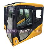 complete cabin of a Komatsu excavator complete cabin of a Komatsu excavator