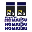 complete Komatsu sticker complete Komatsu sticker