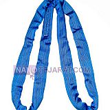 اسلینگ ابریشمی حمل بار شالی گرد پلی استر 8 تن آبی اسلینگ ابریشمی حمل بار شالی گرد پلی استر 8 تن آبی