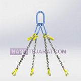 اسلینگ زنجیر چهار رشته اسلینگ زنجیر چهار رشته