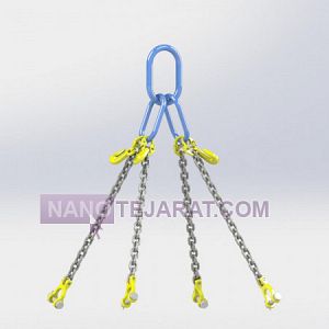 اسلینگ زنجیر چهار رشته اسلینگ زنجیر چهار رشته