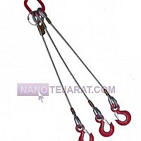 3 leg wire rope sling 3 leg wire rope sling