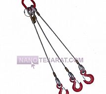 3 leg wire rope sling