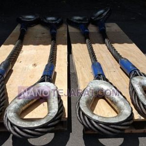 اسلینگ سیم بکسل تک شاخه اسلینگ سیم بکسل تک شاخه