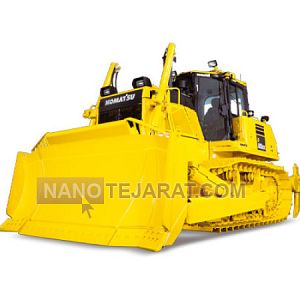 top exhaust of the Komatsu D85 rocket-type bulldozer top exhaust of the Komatsu D85 rocket-type bulldozer