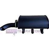 Deutz three-cylinder engine exhaust Deutz three-cylinder engine exhaust