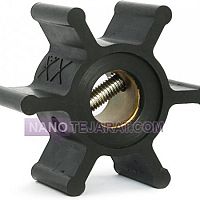 ایمپلر 6 پره لاستیکی واتر پمپ دریایی جانسون ایمپلر 6 پره لاستیکی واتر پمپ دریایی جانسون