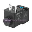 Festo solenoid coil model MDH-3/2-24DC-PI operates at 24V DC Festo solenoid coil model MDH-3/2-24DC-PI operates at 24V DC