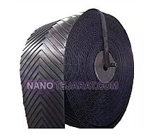 65-centimeter wide cleated rubber conveyor belt 65-centimeter wide cleated rubber conveyor belt