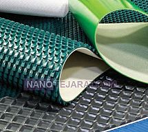 Coated food grade polyurethane conveyor belt Coated food grade polyurethane conveyor belt