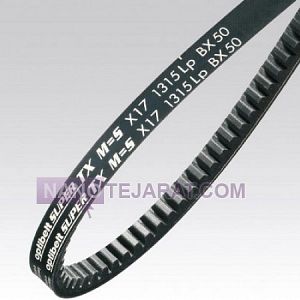 V-belt with grooves V-belt with grooves