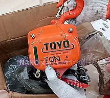 جرثقیل دستی TOYO تویو 1 تن جرثقیل دستی TOYO تویو 1 تن