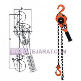 جک زنجیری یک 1 تن ویتال سری VR2 جک زنجیری یک 1 تن ویتال سری VR2