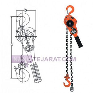 جک زنجیری یک 1 تن ویتال سری VR2 جک زنجیری یک 1 تن ویتال سری VR2