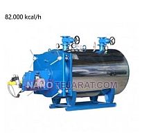 دیگ آبگرم فولادی خزر بویلر مدل KMWB-82 دیگ آبگرم فولادی خزر بویلر مدل KMWB-82