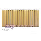 ANIT 19-fin aluminum radiator Pioneer Gold model ANIT 19-fin aluminum radiator Pioneer Gold model