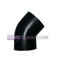 زانوی پلی اتیلن 45 درجه پلی ران - اتصالات جوشی پلی ران زانوی پلی اتیلن 45 درجه پلی ران - اتصالات جوشی پلی ران