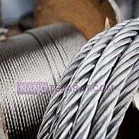 سیم بکسال سایز 16 میلیمتر فولادی با بافت 37*6 سیم بکسال سایز 16 میلیمتر فولادی با بافت 37*6