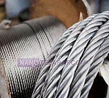 سیم بکسال سایز 16 میلیمتر فولادی با بافت 37*6 سیم بکسال سایز 16 میلیمتر فولادی با بافت 37*6