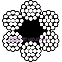 سیم بکسل  6x19 مغز کنفی سیم بکسل  6x19 مغز کنفی