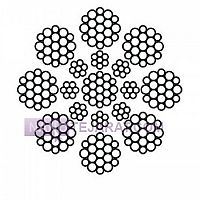 سیم بکسل آسانسوری 8 میلی متر مغز فولادی سیم بکسل آسانسوری 8 میلی متر مغز فولادی