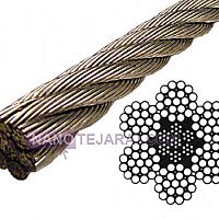 سیم بکسل استنلس استیل 316 ساختار 6X19 سیم بکسل استنلس استیل 316 ساختار 6X19