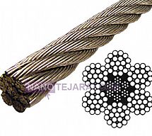 6X19 stainless steel wire rope