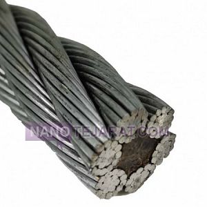 سیم بکسل حفاری مغز کنفی 19*6 راست گرد  سیم بکسل حفاری مغز کنفی 19*6 راست گرد