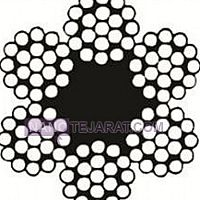 سیم بکسل سایز 48 میلیمتر فولادی با بافت 37*6 سیم بکسل سایز 48 میلیمتر فولادی با بافت 37*6