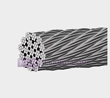 سیم بکسل فولادی سایز 26میلیمتر 37*6 سیم بکسل فولادی سایز 26میلیمتر 37*6