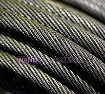 Non-rotating tower crane wire rope