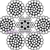 سیم بکسل گالوانیزه 6x37 فولادی سیم بکسل گالوانیزه 6x37 فولادی