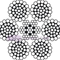 Galvanized Wire Rope 6x37 Steel Core Galvanized Wire Rope 6x37 Steel Core