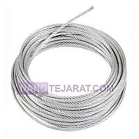 سیم بکسل گالوانیزه مغز کنفی نمره 6 سیم بکسل گالوانیزه مغز کنفی نمره 6