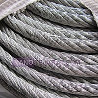 6 strand hot dip galv wire rope