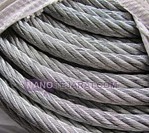 6 strand hot dip galv wire rope