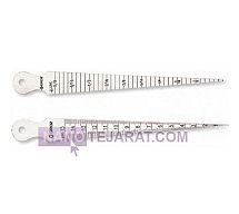 شابلون قطر سوراخ گپ سنج 15-1 میلیمتر گروز GROZ شابلون قطر سوراخ گپ سنج 15-1 میلیمتر گروز GROZ