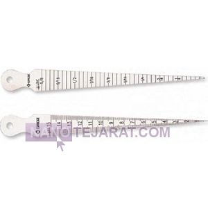 شابلون قطر سوراخ گپ سنج 15-1 میلیمتر گروز GROZ شابلون قطر سوراخ گپ سنج 15-1 میلیمتر گروز GROZ