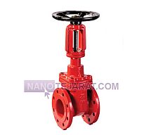 Farab rising stem rubber seated gate valve model GVSO16 Farab rising stem rubber seated gate valve model GVSO16