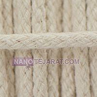 Single strand braided cotton rope