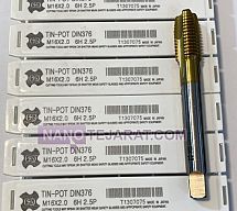 قلاویز ماشینی مستقیم TIN-POT DIN376 M16*2.0 قلاویز ماشینی مستقیم TIN-POT DIN376 M16*2.0