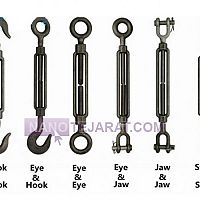 مهارکش تخت فولادی دو یکسر حلقه یکسر سوکت مهارکش تخت فولادی دو یکسر حلقه یکسر سوکت