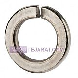 واشر فنری استیل گرید بگیر 304 واشر فنری استیل گرید بگیر 304
