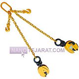 ورق گیر عمودی با دو رشته زنجیر اسلینگ ورق گیر عمودی با دو رشته زنجیر اسلینگ