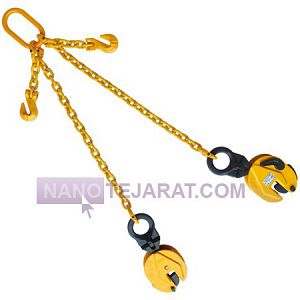 ورق گیر عمودی با دو رشته زنجیر اسلینگ ورق گیر عمودی با دو رشته زنجیر اسلینگ