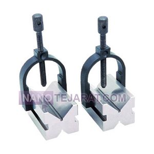 وی بلوک کلمپ دار فولادی 32*32*40 گروز GROZ وی بلوک کلمپ دار فولادی 32*32*40 گروز GROZ