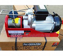 single phase wire rope winch
